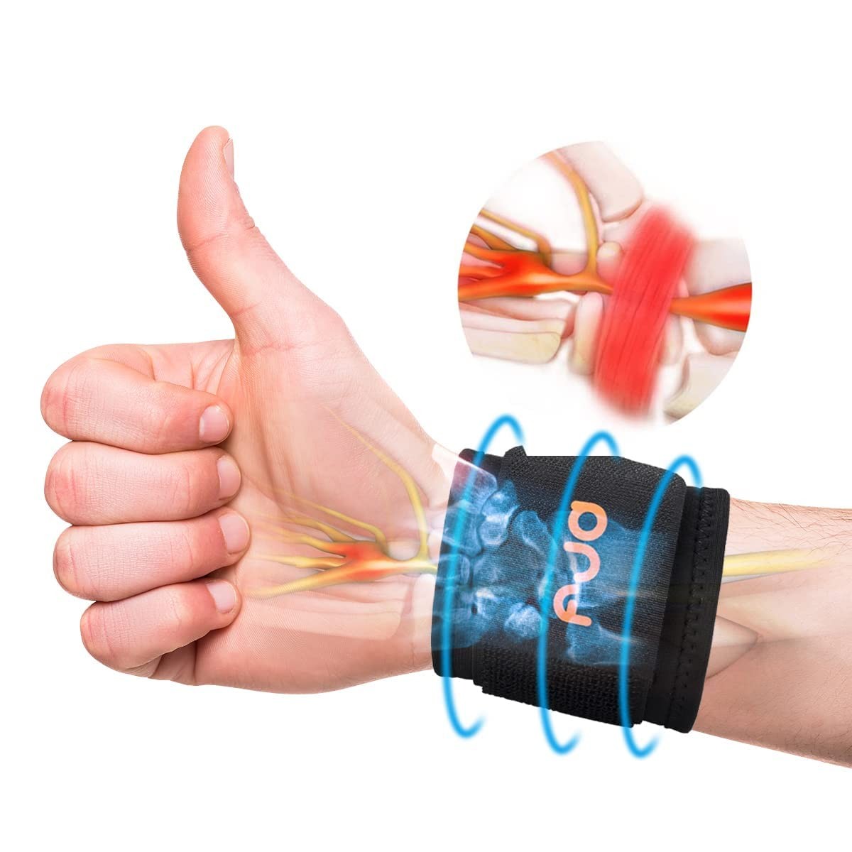Wrist Brace Carpal Tunnel, Adjustable Wrist Support for Arthritis and Tendinitis
