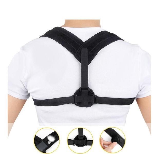 Perfect Posture Back Corrector Shoulder Support Brace Belt Therapy Adjustable