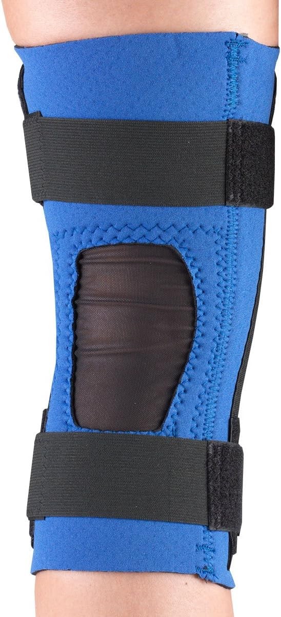 Champion/OTC Knee Stabilizer, Spiral Stays, Neoprene, Blue, Small