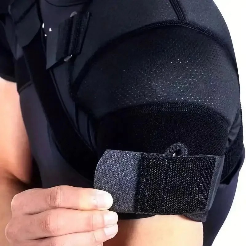 Double Shoulder Brace Rotator Cuff Pain Relief Adjustable Compression Support