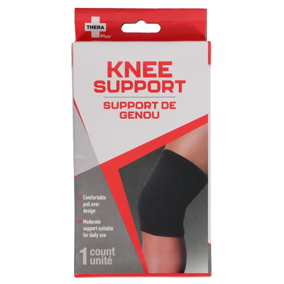 BLACK PULL OVER KNEE SUPPORT FREE USA S&H SERVICE