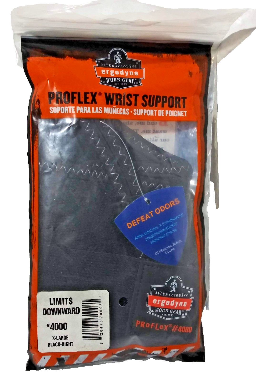 Tenacious Ergodyne Work Gear #4000 Proflex Wrist Support – Right / Extra-Large