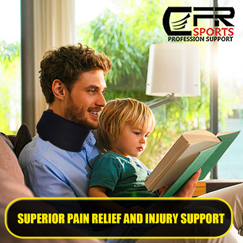 Adjustable Cervical Collar Neck Traction Firm Foam Brace Support Pain Relief @