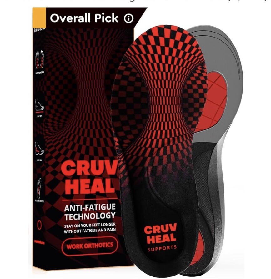 Cruv Heal Anti Fatigue Technology Size Small Work Orthotics
