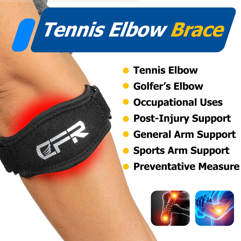 Tennis Elbow Support Brace Compression Sleeve Joint Strap Arthritis Arm Tendon H