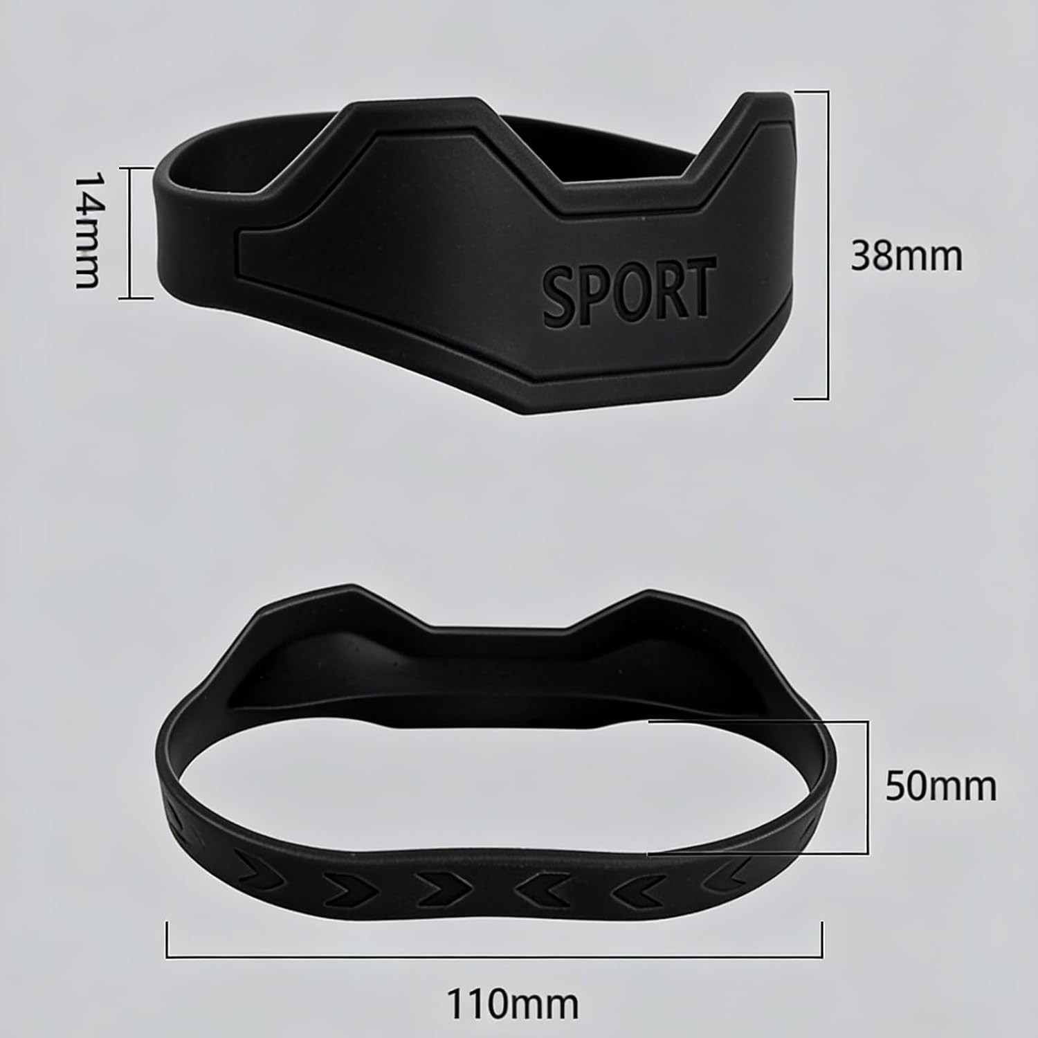 Patella Band,Patellar Tendon Support Strap Patella Bands Knee Strap 2Pack (Black
