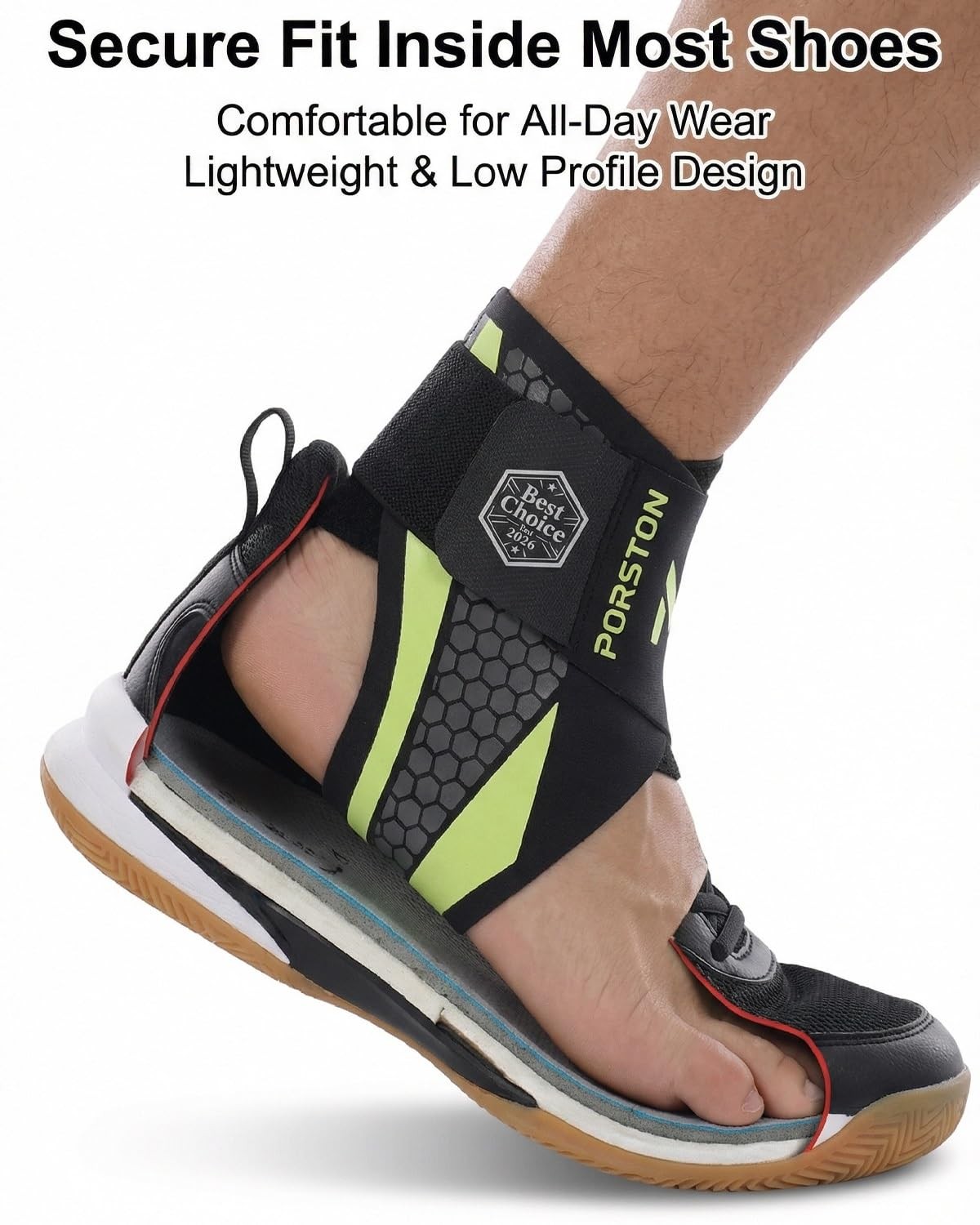 Porston Purple Ankle Brace Lace Up Stabilizer