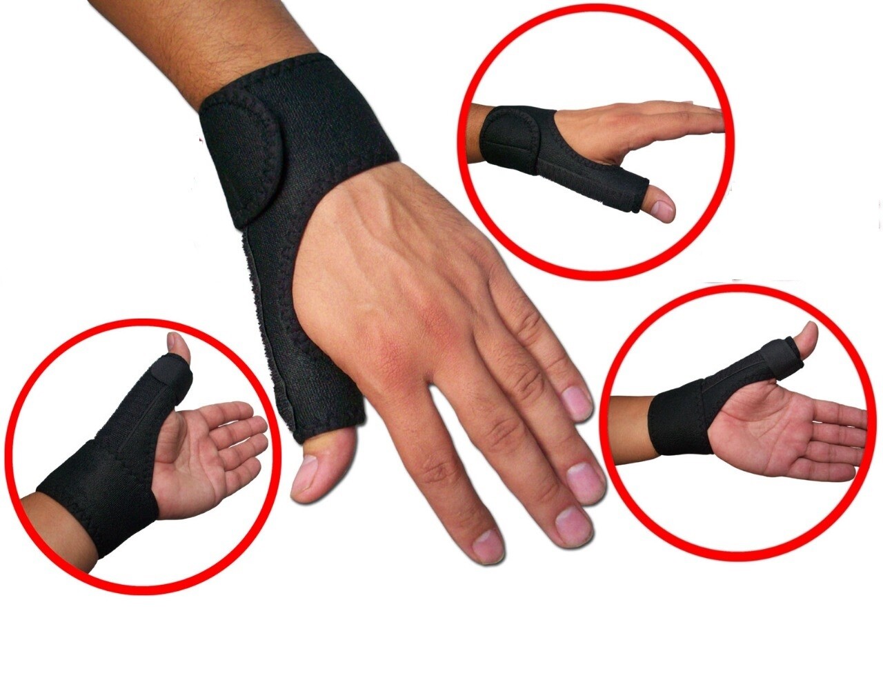 LTG Neoprene Thumb Support Splint Spica Brace Wrist Hand Strain Sprain Medical