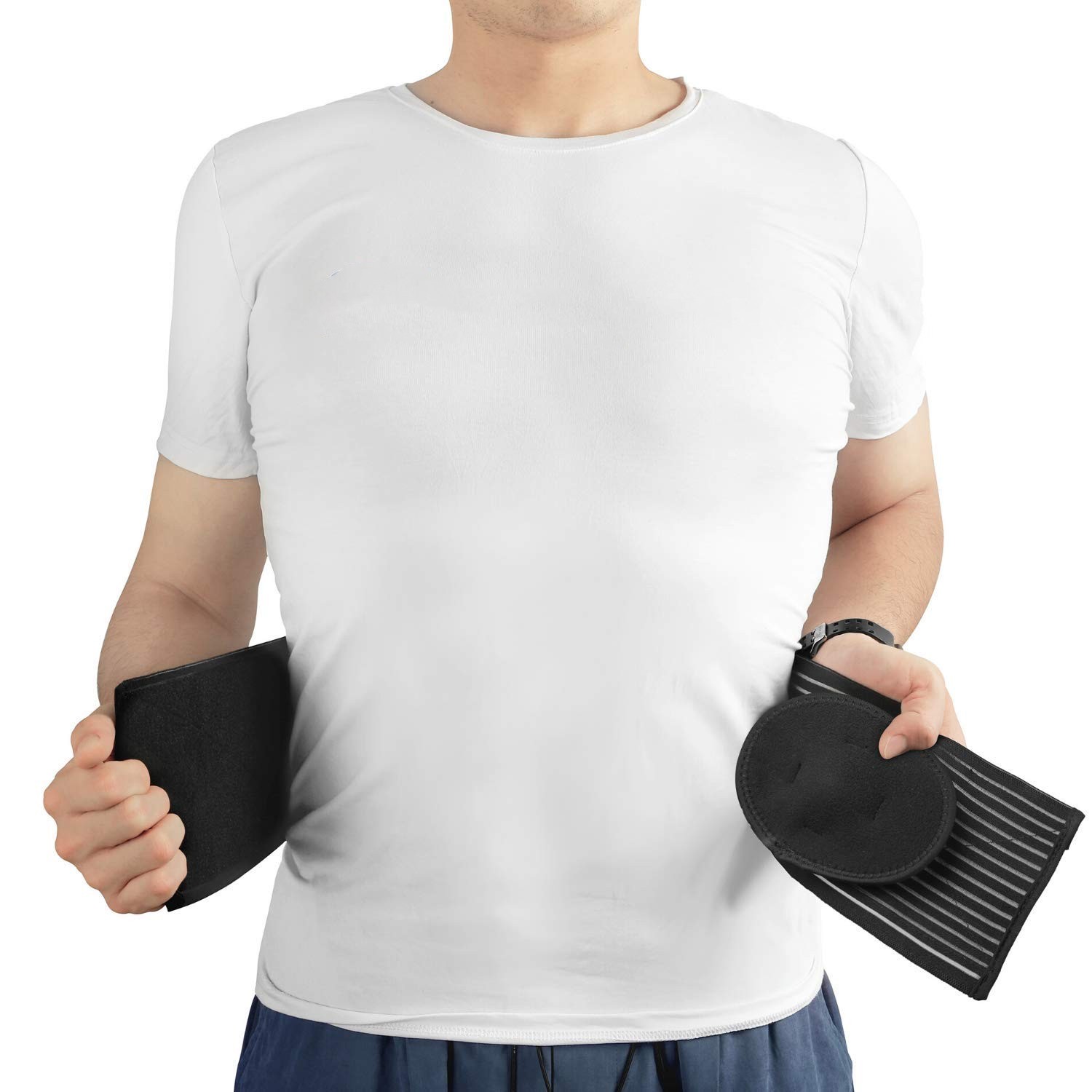 Umbilical Hernia Belt Navel Truss Belly Protector Abdominal Binder Support US