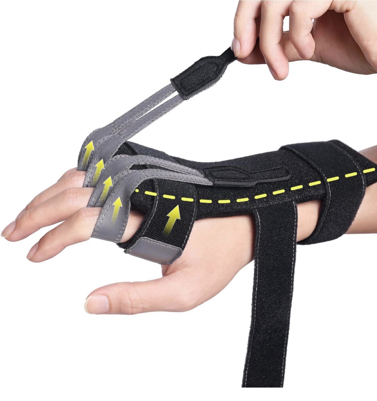 Dr Finger Radial Nerve Palsy Splint/Brace Wrist Drop, Adjustable, Fits R & L
