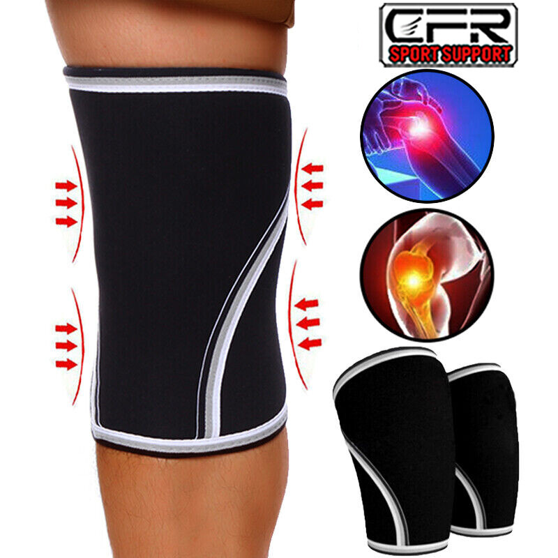 Knee Support Compression Sleeves Weightlifting 7mm Neoprene Sleeve Squats Brace