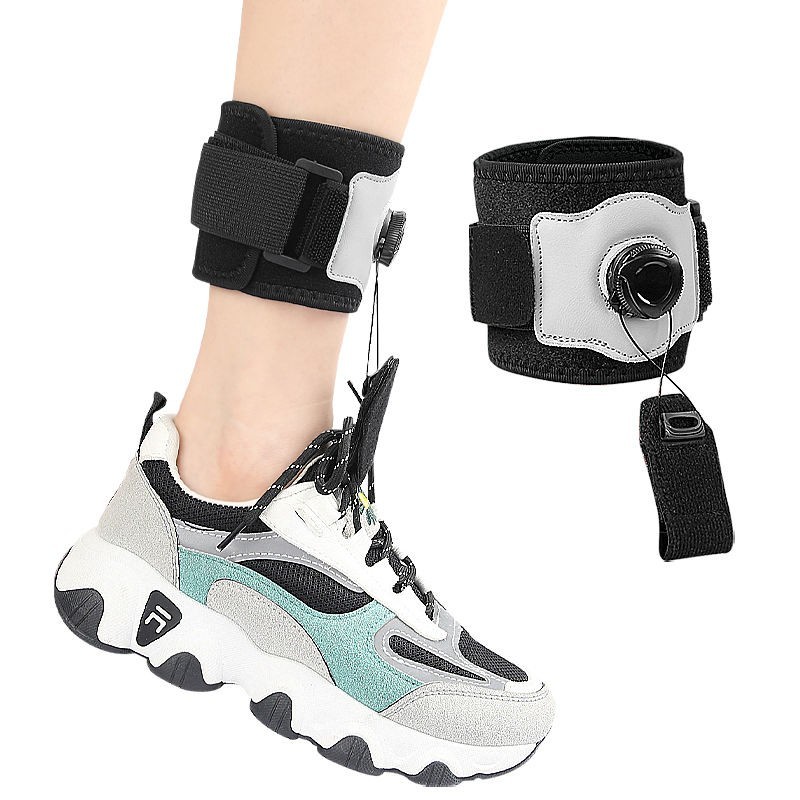 Adjustable Dorsiflexion Foot Drop Support Strap Ankle Brace with Dial Tension