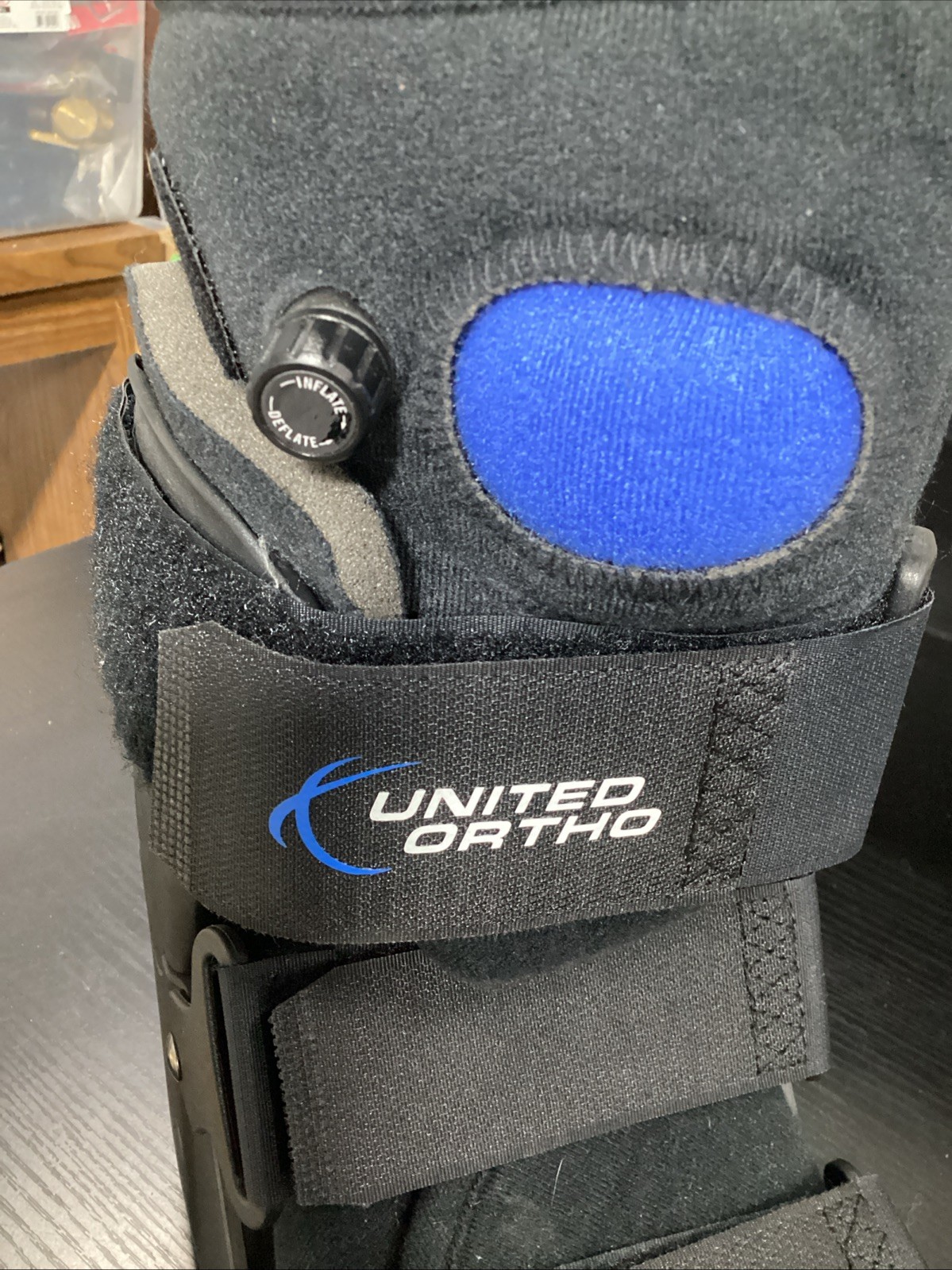 United Ortho Short Air Cam Walker Fracture Boot SMALL Black Used