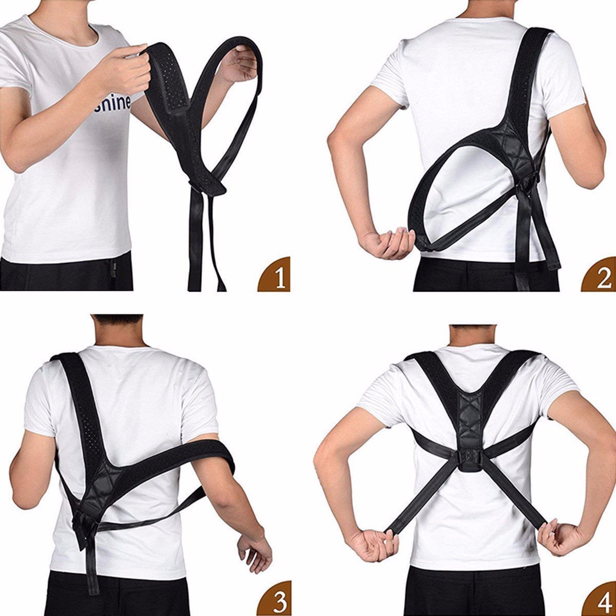 Posture Corrector Clavicle Fracture Support Back Shoulder Correction Brace Belt