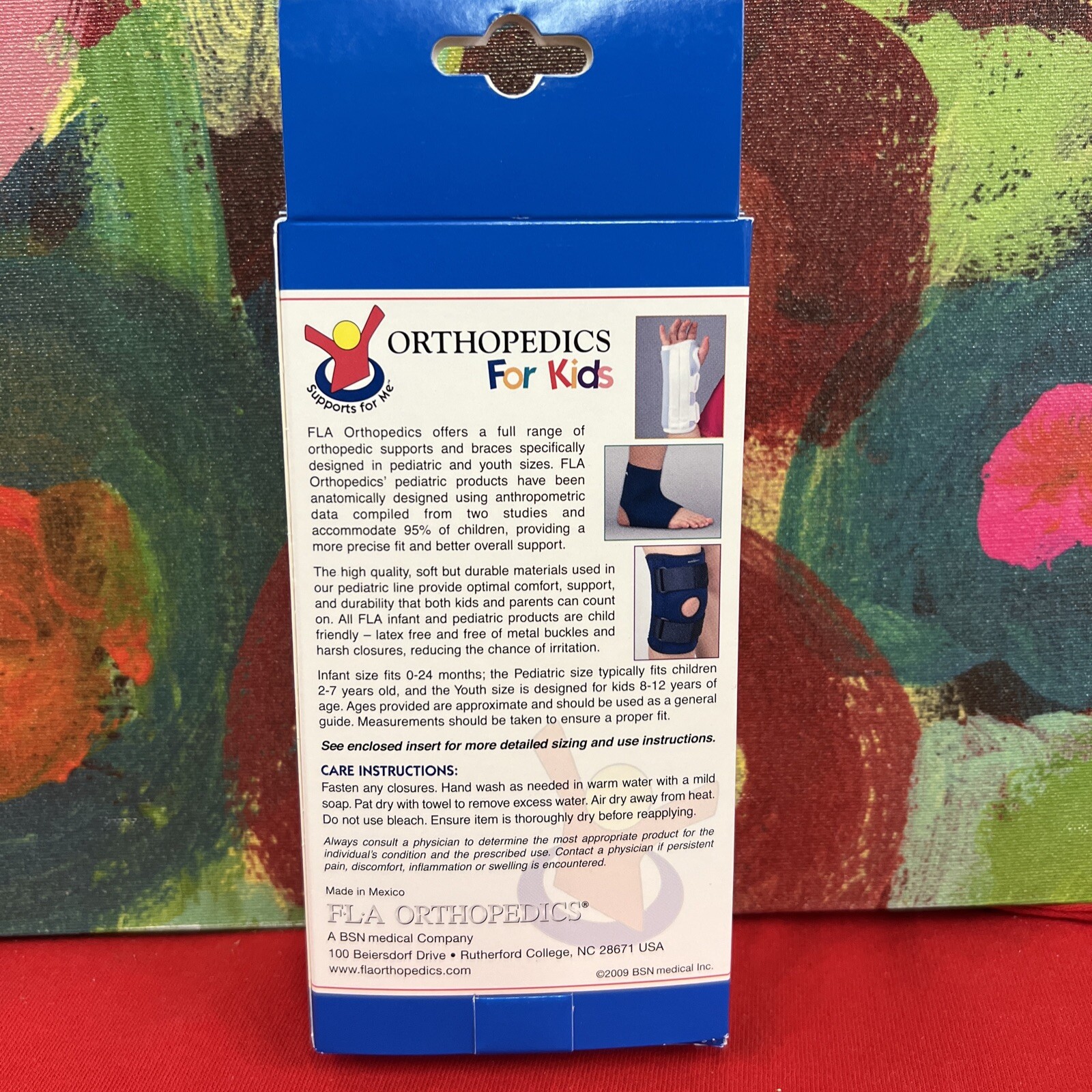 FLA Orthopedics For Kids Youth Size Universal Cradle Arm Sling Navy New In Box