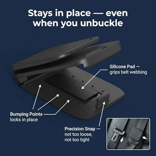 Seat Belt Comfort Clip 4 Pack Anti Slip Shoulder Positioner Universal Fit Car