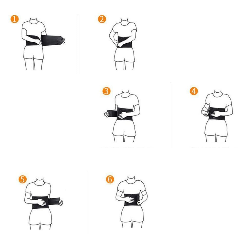 All-in-One Adjustable Back Support Belt with Heating & Magnetic Therapy Features