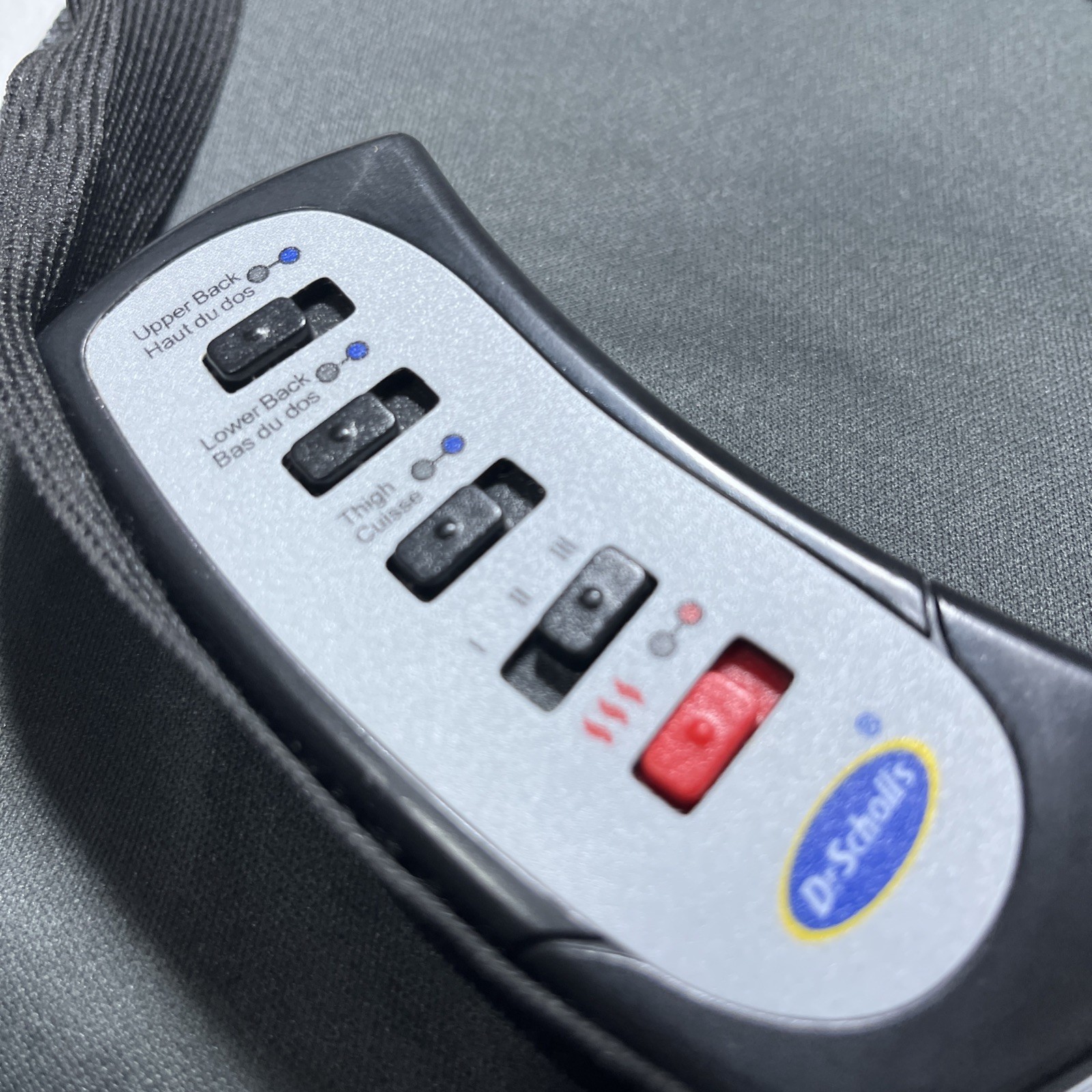 Homedics – Shiatsu Elite II Massage Cushion with Heat – Gray/Black Used