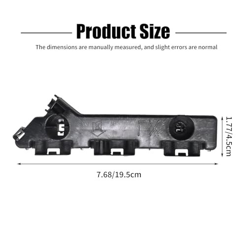 57010401AD (L) Front Bumper Retainer Support Lower Bracket, Left and Right,
