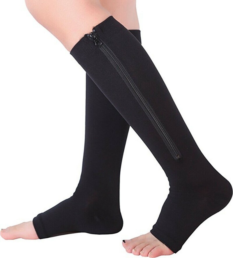 3 PAIR Compression Socks Unisex Knee High Graduated 20-30 mmHG Support Stockings
