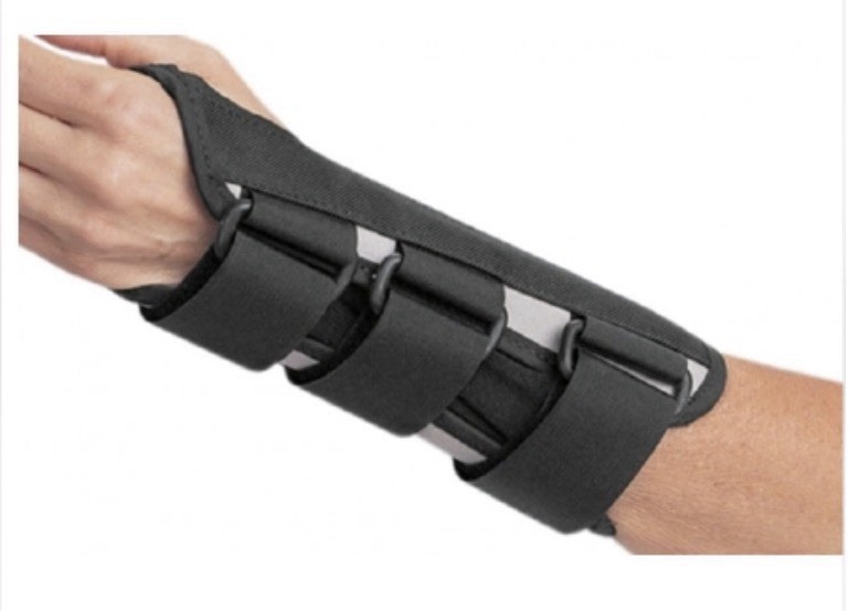 Wrist Brace ProCare B.A.T.H. Aluminum / Canvas Right Hand Black Small New