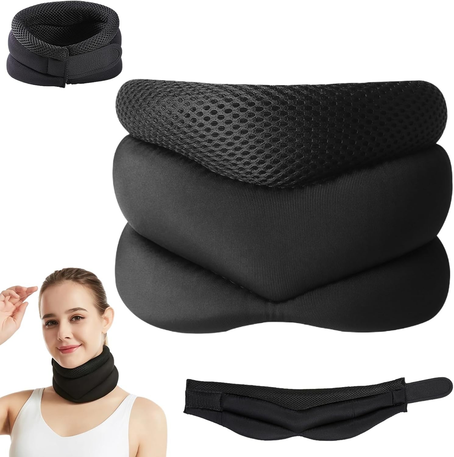 Vitavix Neck Support Pillow for Ergonomic Snoring Relief, Adjustable Cervical Al