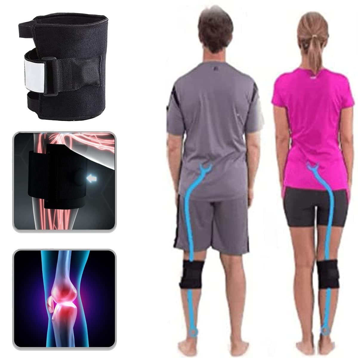 KOGRAT 2 PCS Be Active Plus Sciatica Knee Brace for Pain Relief