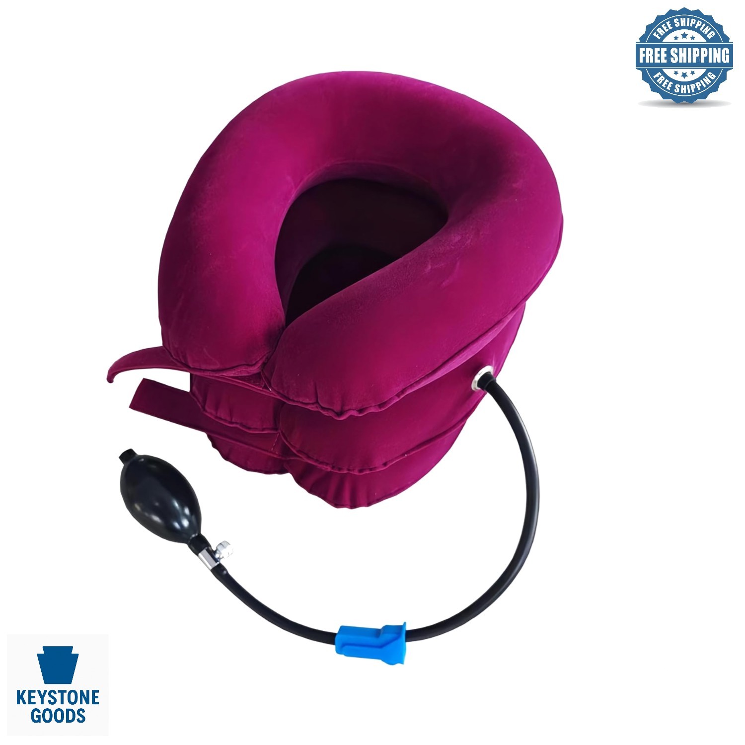 Inflatable Neck Traction Device for Pain Relief & Spine Alignment
