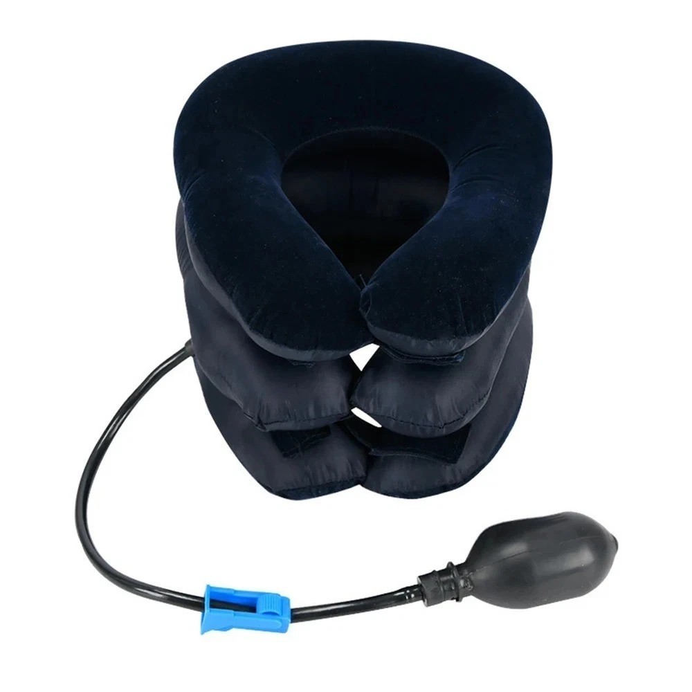 Cervical Neck Traction Device Collar Brace Support Pain Relief Stretcher Therapy