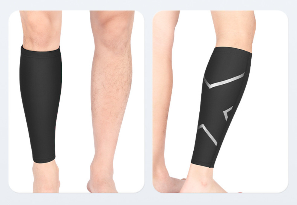 Men Leg Sleeve Calf Compression Brace Stretch Support Exercise Calf Protection