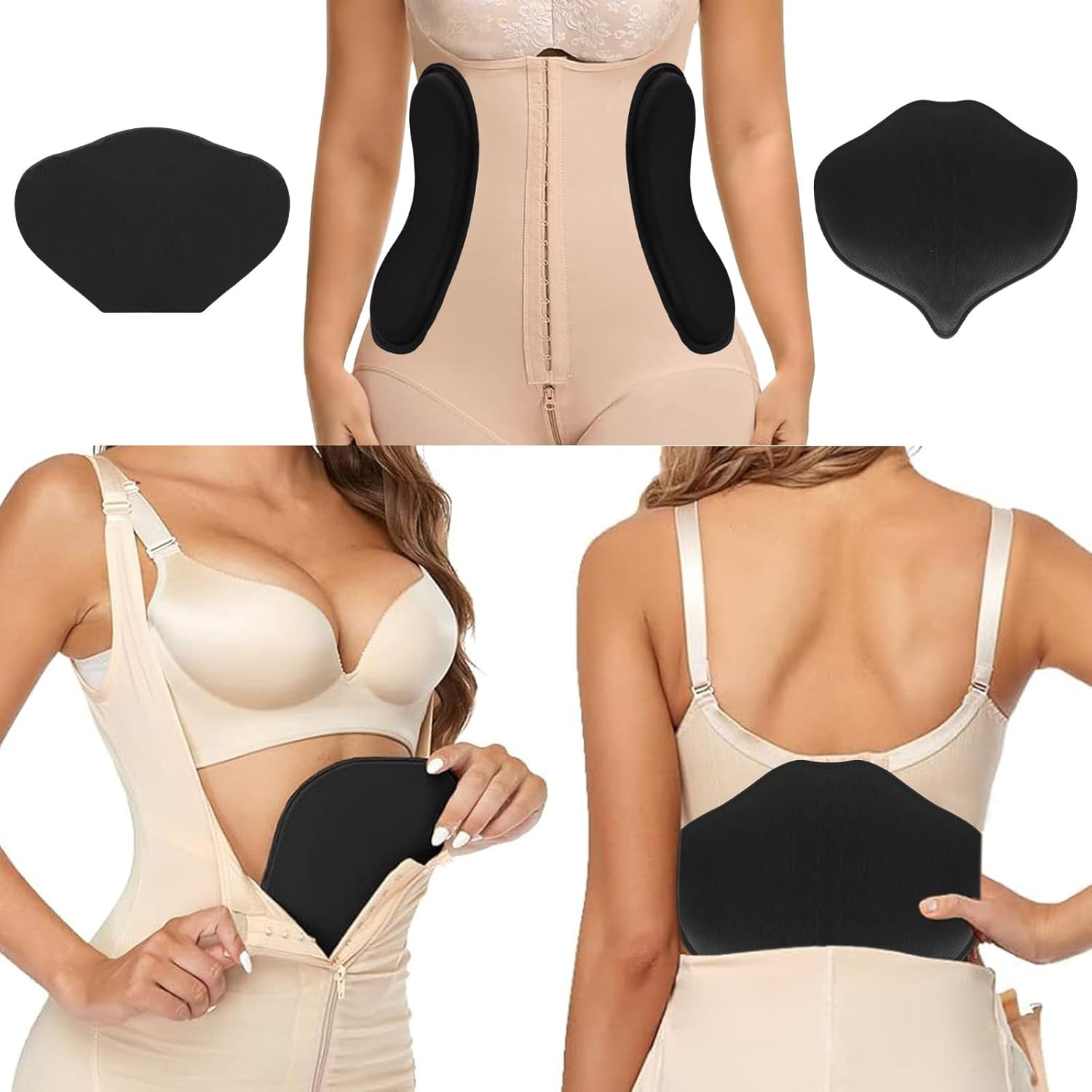 4Pcs Abdominal 360 Side Compression Boards Set | Lipo Foam Tummy Tuck Lateral Pr