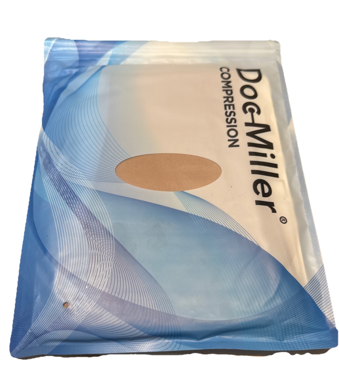 Doc Miller Compression Stockings Open Sleeve 20-30 Hg, 1 Pair,skin/nude ,large