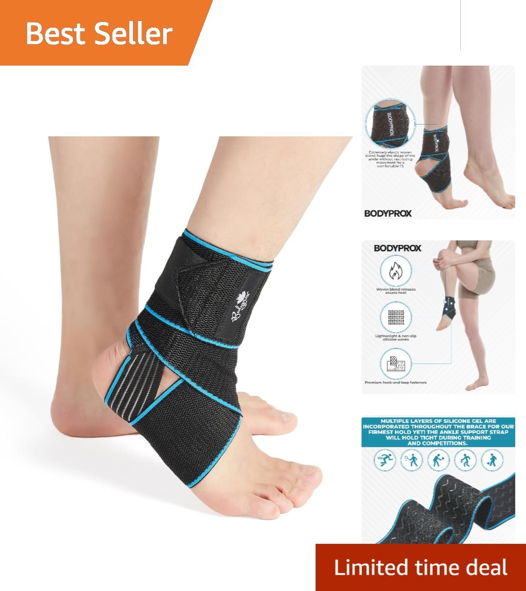 Ultimate Non-Slip Ankle Support Brace, 2 Pack – Comfort & Stability for Athletes