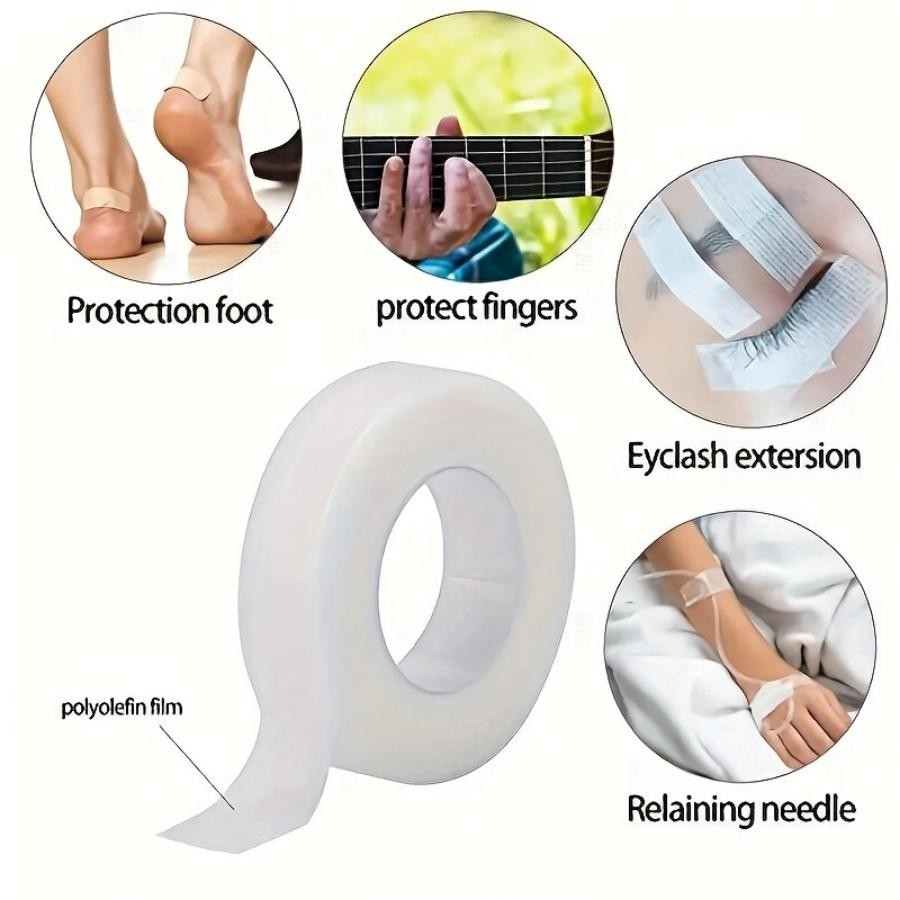4.5/9m Roll Breathable Grid Transparent Tape Curved Healing Patches Wound Strips