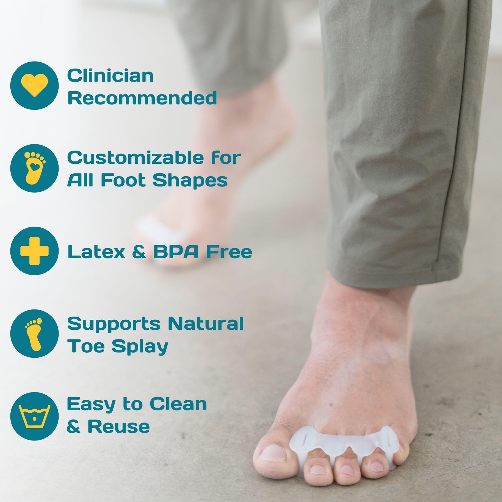 Gait Happens Toe Spacers Large