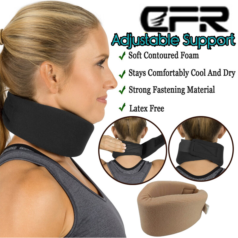 Adjustable Foam Neck Brace Cervical Collar Traction Support Brace Pain Relief US