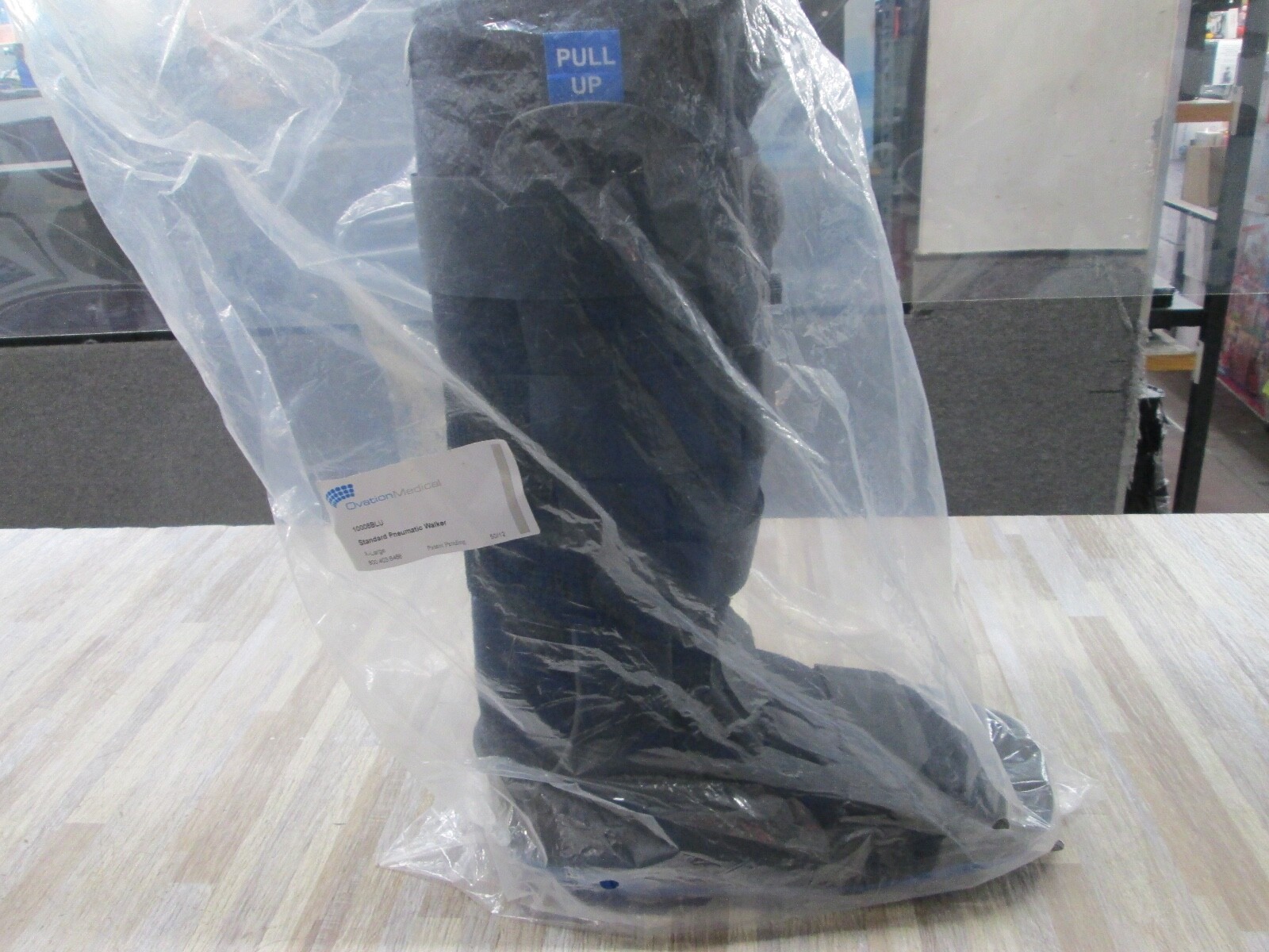 NEW OVATION MEDICAL 100058 BLU STANDARD PNEUMATIO WALKER SIZE X-LARGE