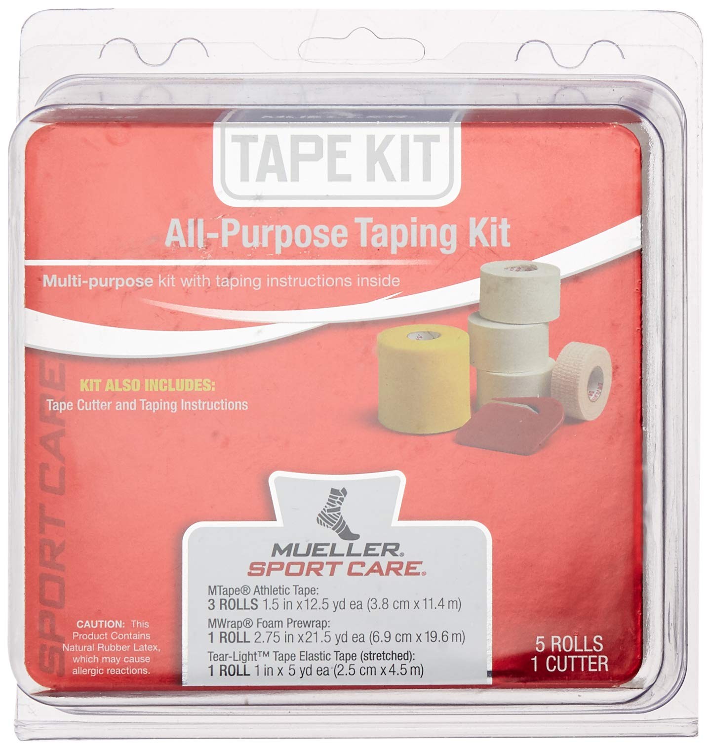 MUELLER Sports Medicine All-Purpose Taping Kit, All-In-One for Fast & Effective