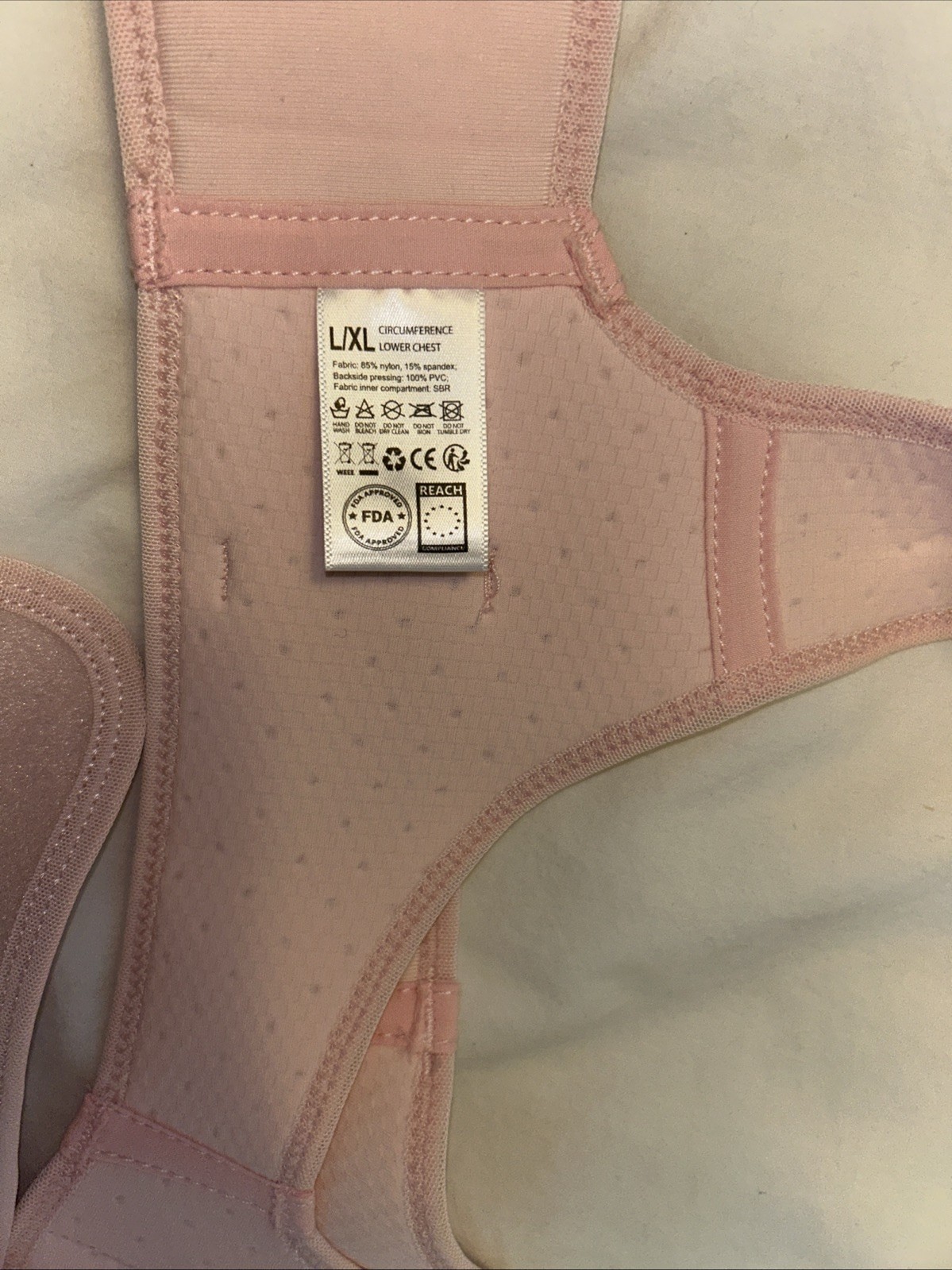Women’s Posture Corrector Backbrace L/XL PINK NWOT