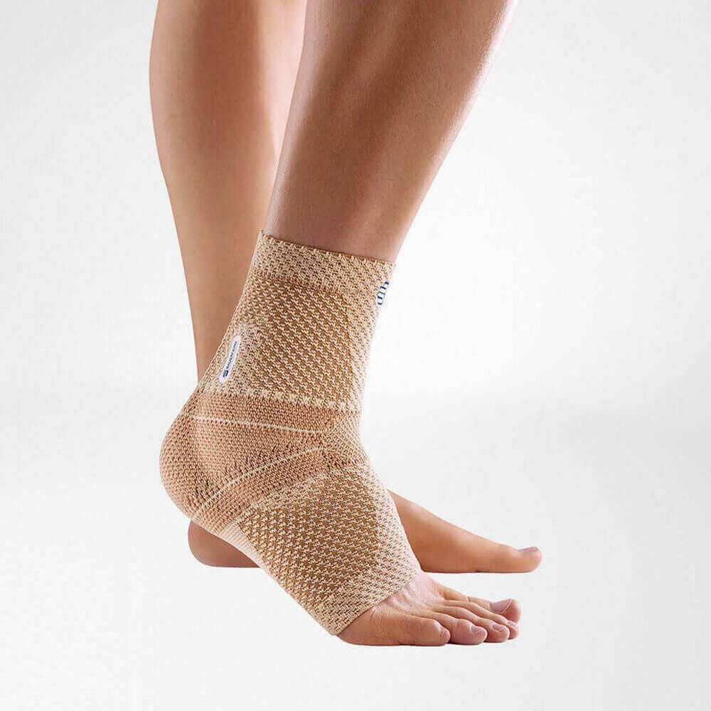 Bauerfeind Malleotrain Left Beige Stabilizer Compression Ankle Brace Bei
