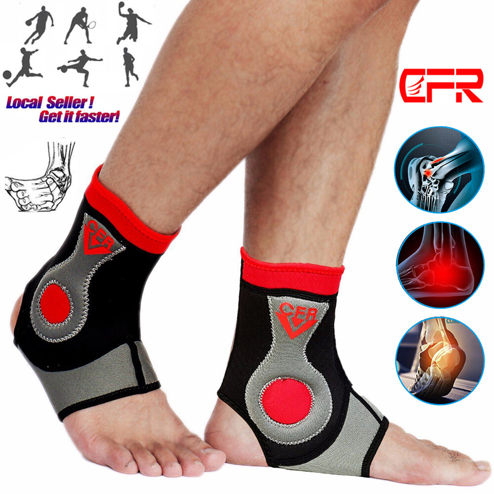 Ankle Brace Achilles Tendon Support Arch Foot Wrap Sleeves Jogging Tendinitis HG