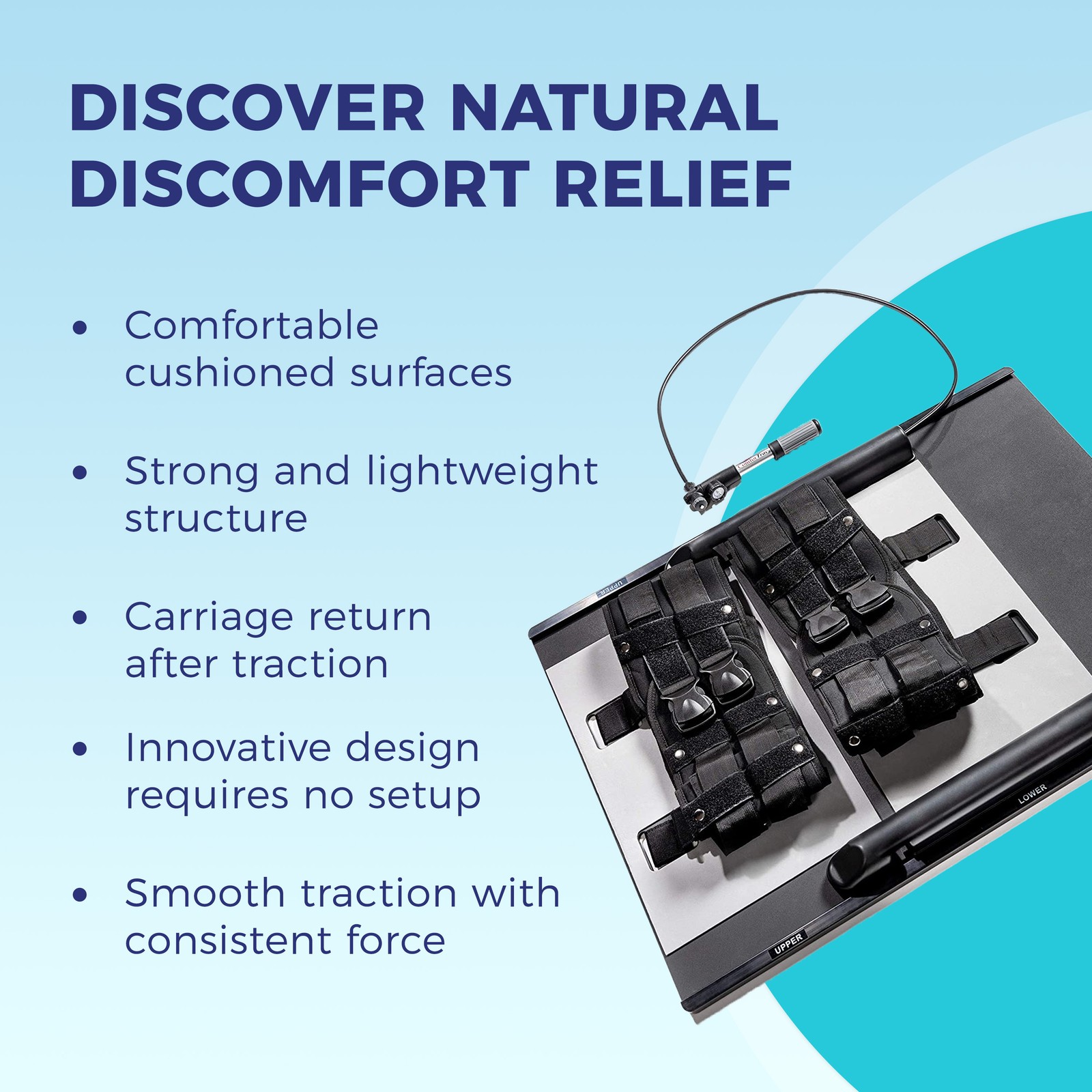 ComforTrac, Lumbar Traction Kit, Home Remedy for Back Problems, Pain Relief