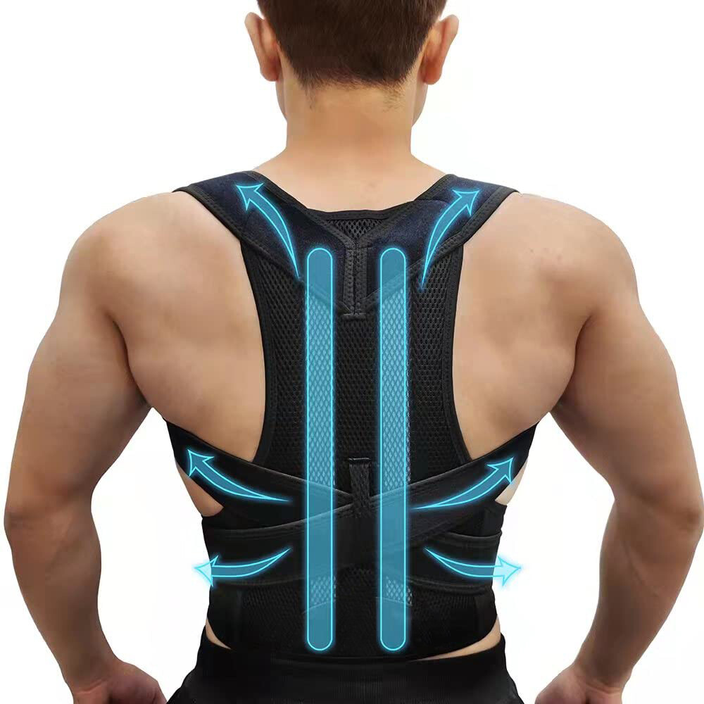 Hunchback Kyphosis Posture Back Brace Corrector Round Shoulder Orthopedic Belt
