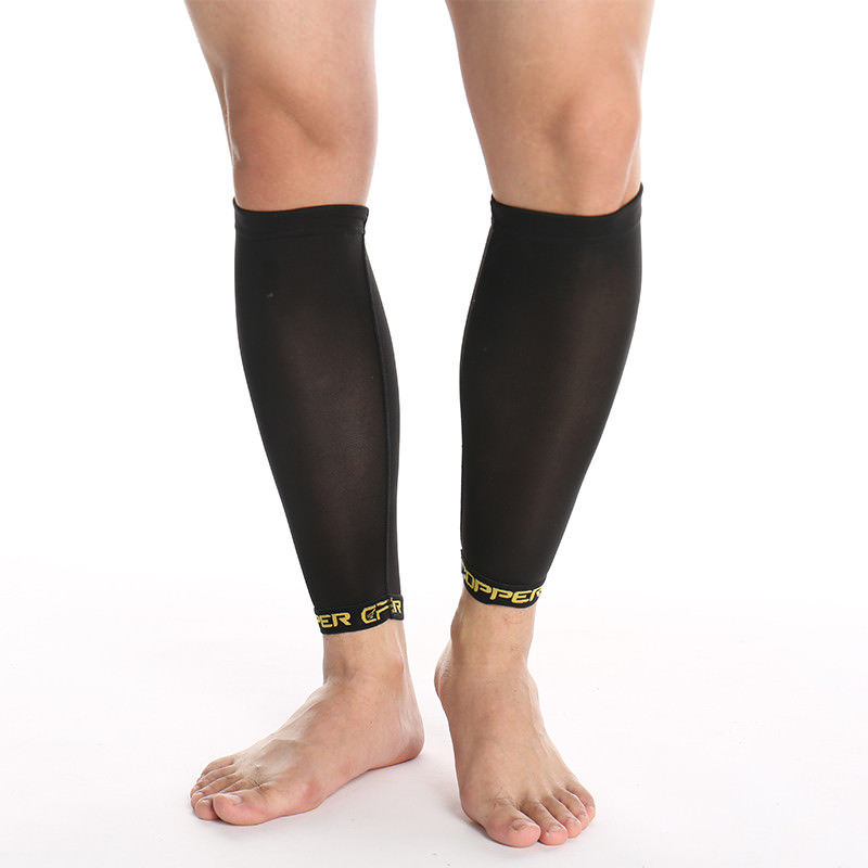 Copper Compression Recovery Calf Sleeves – Sports Shin Splint Leg Sore Muscles L