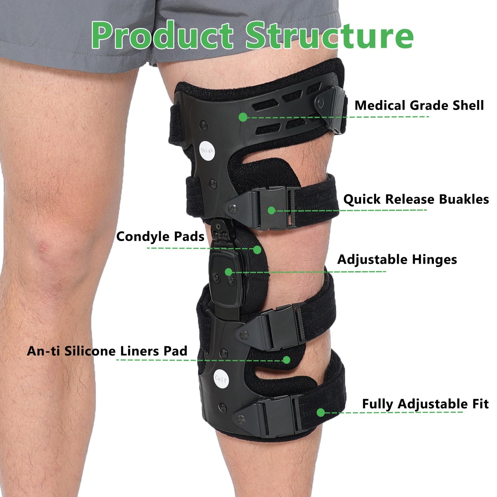 OA Unloader Knee Brace for Osteoarthritis Pain Relief,for Men & Women,adjustable