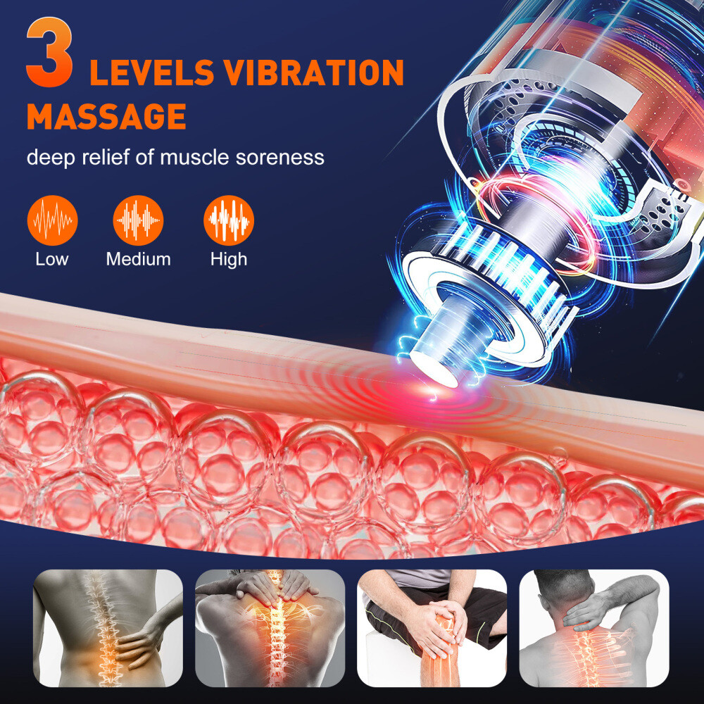 Inflatable Back Support Brace Pain Relief Lumbar Waist Spinal Air Traction Belt
