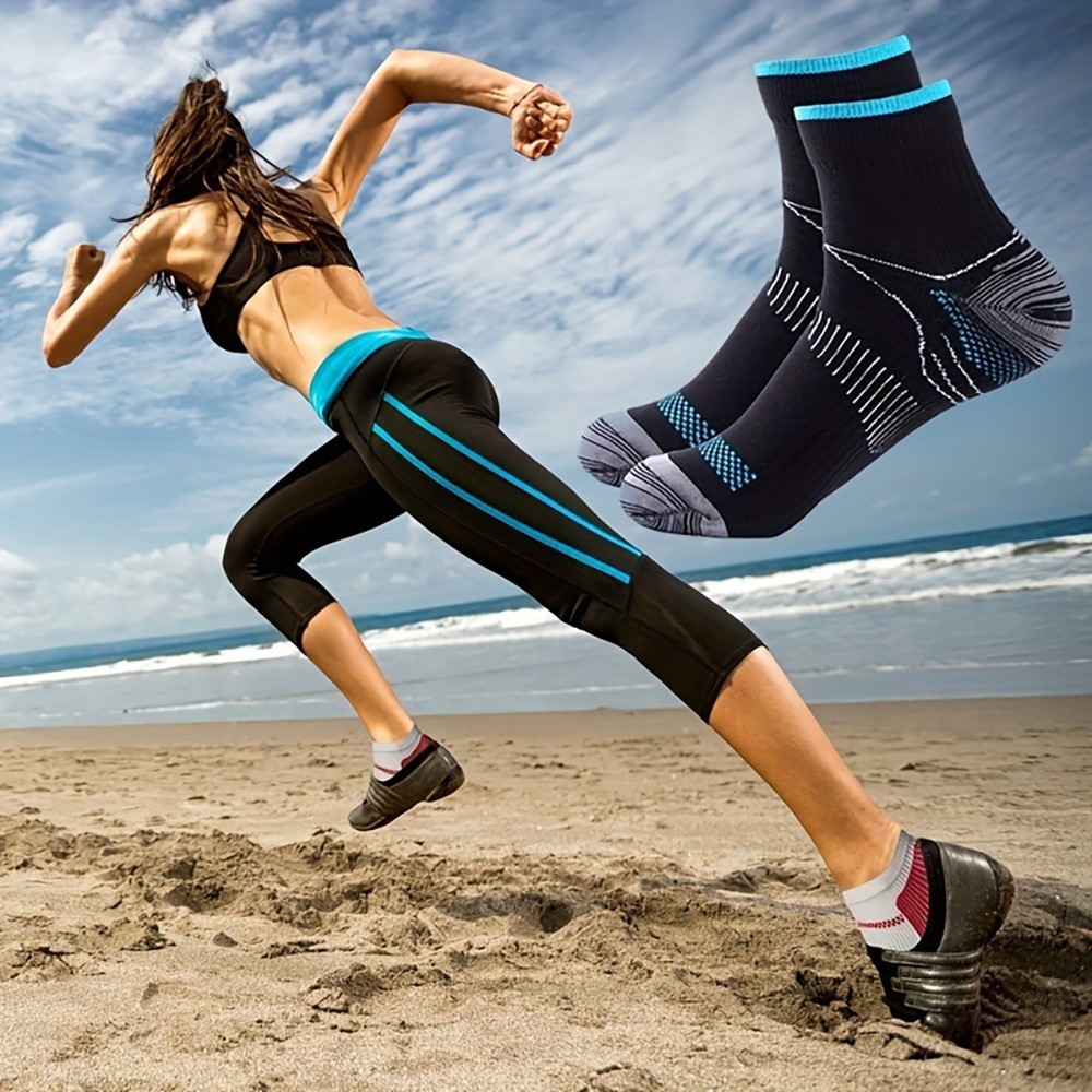 Compression Socks Ankle Support Sleeves Brace Foot Pain Relief Plantar Fasciitis