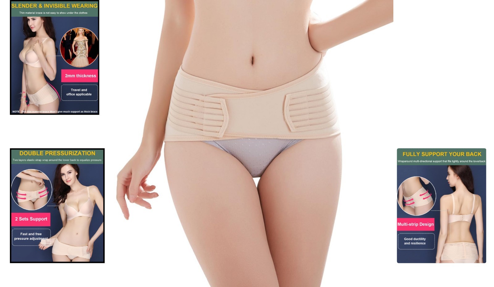 Thin and Lightweight Back Brace for Women – Ultimate Relief from Back Pain