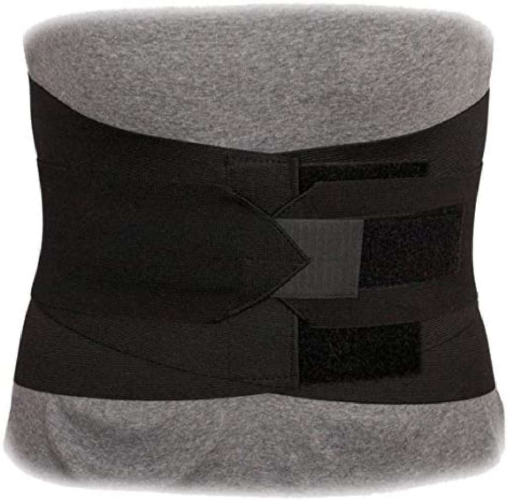Advanced Ortho Premium Lumbar Sacral Support w/Abdominal Belt (Black) Large