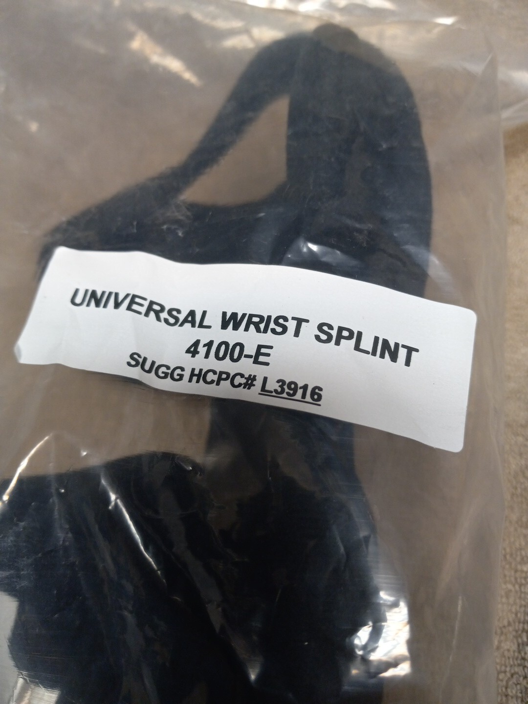 1x Comfortland Medical Endeavor Universal HAND/WRIST SPLINT Hand Grip 4100-E